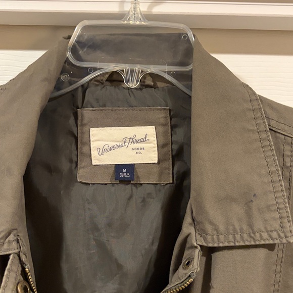 Universal Thread womens Olive Green Utility Jacket size M like new - Picture 3 of 6